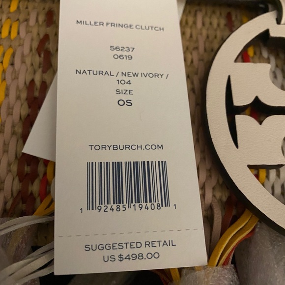 Tory Burch Miller Fringe Clutch - Picture 8 of 8